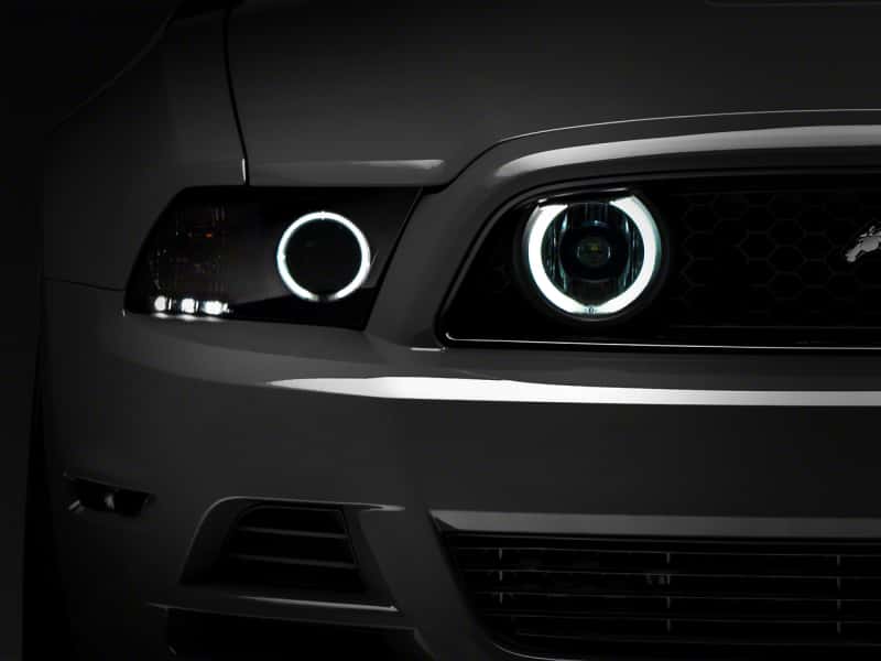 Raxiom — Raxiom 13-14 Ford Mustang GT CCFL Halo Fog Lights- Chrome
Lights - view 1