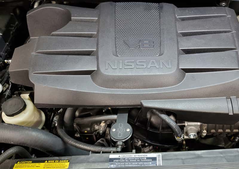 J&L — J&L 16-24 Nissan Titan 5.6L Passenger Side Oil Separator 3.0 - Black Anodized
Oil Separator - view 3