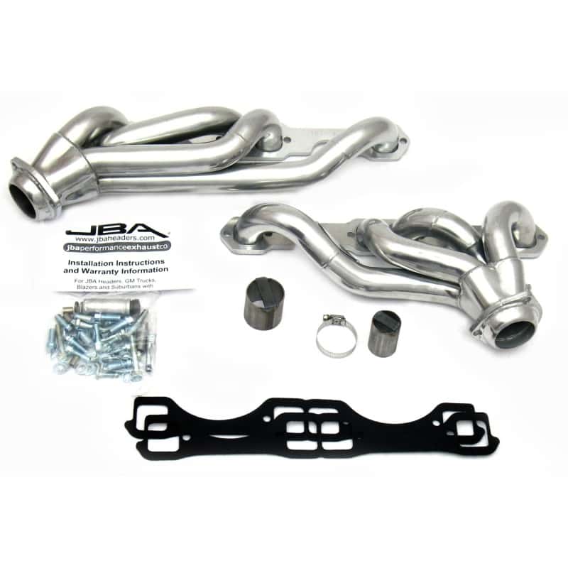 JBA — JBA 87-91 Chevrolet Blazer 5.0L/5.7L w/o A.I.R. 1-5/8in Primary Silver Ctd Cat4Ward Header
Exhaust Header - view 2