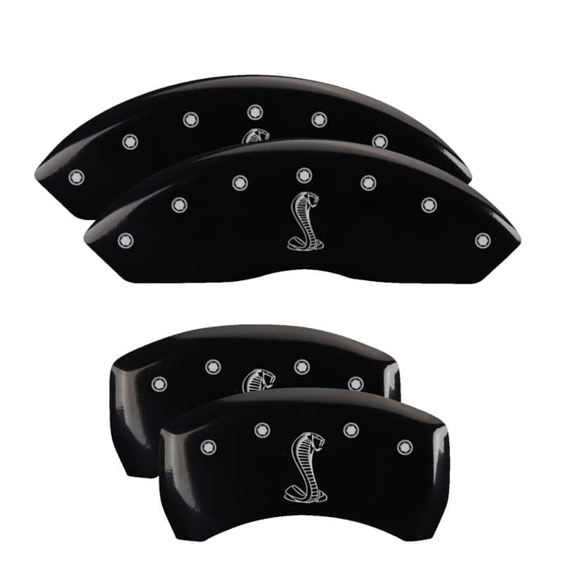 MGP — MGP 4 Caliper Covers Engraved Front & Rear Tiffany Snake Black finish silver ch
Caliper Covers - view 1