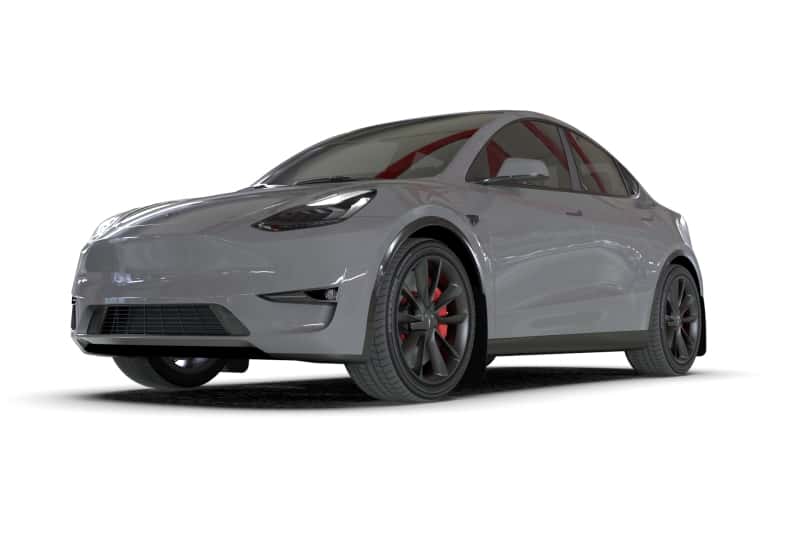 Rally Armor — Rally Armor 20-26 Tesla Model Y, Juniper Y Black Mud Flap - Metallic Black Logo
Mud Flap - view 3