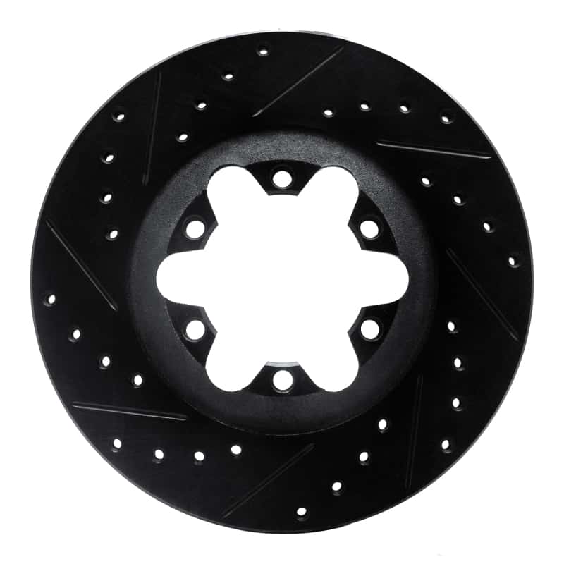 R1 Concepts — R1 04-08 Chevrolet Colorado Front Left Drilled & Slotted Black Brake Rotor
R1 Brake Rotor Drill - view 1