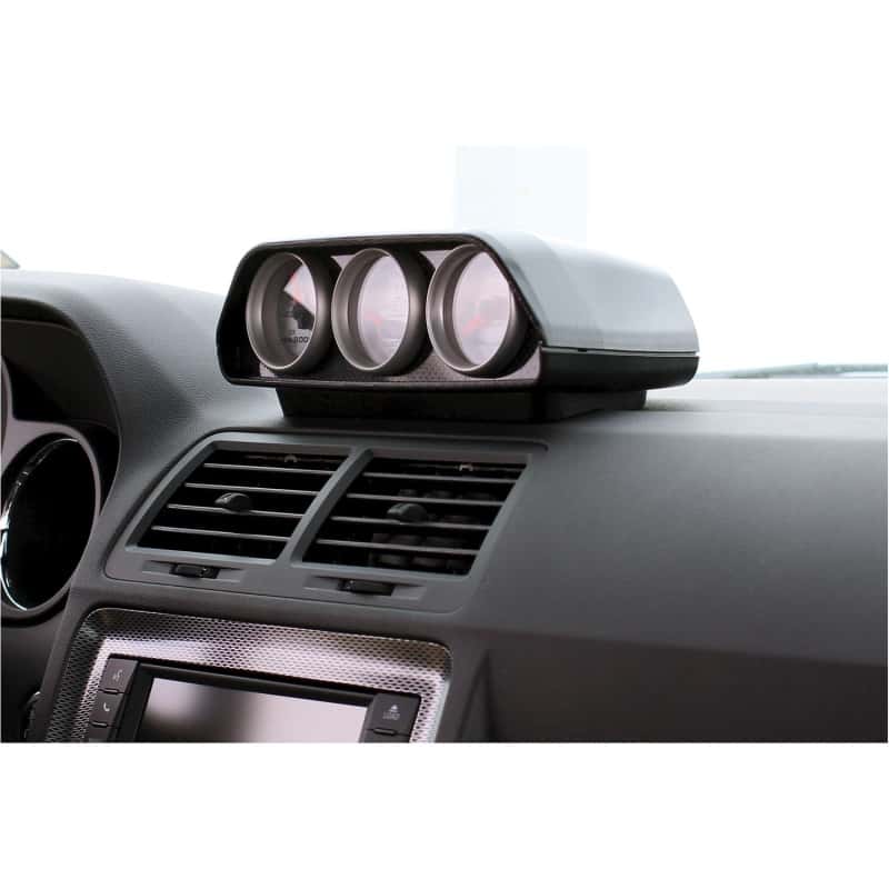 AutoMeter — Autometer 08-11 Dodge Challenger Black Triple Dash Pod
DODGE CHALLENGER DIR - view 6