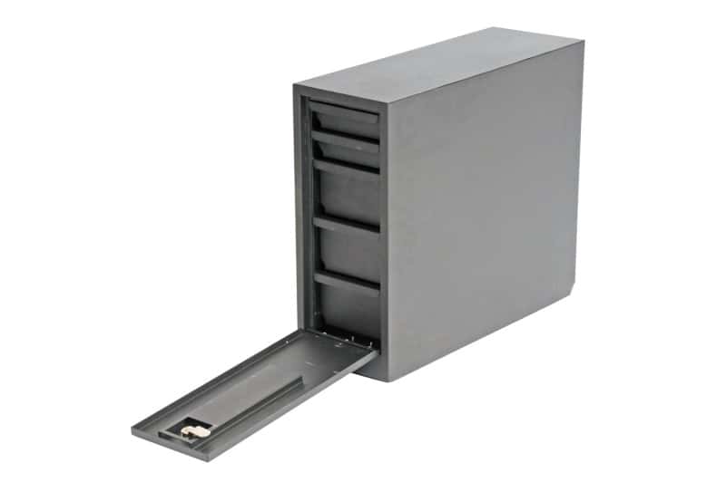 Dee Zee — Dee Zee Universal Tool Box - Wheel Well Box With Drawers (Steel)
ToolBxTrkBedSideRail - view 7