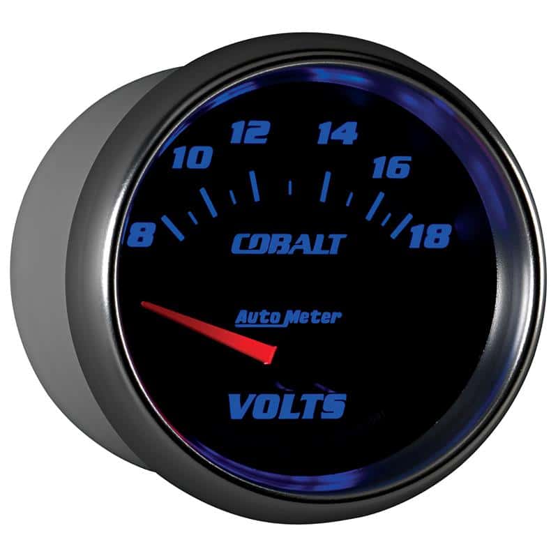 AutoMeter — AutoMeter Gauge Voltmeter 2-5/8in. 18V Electric Cobalt
GA 2.6" VOLT 18V CB - view 6
