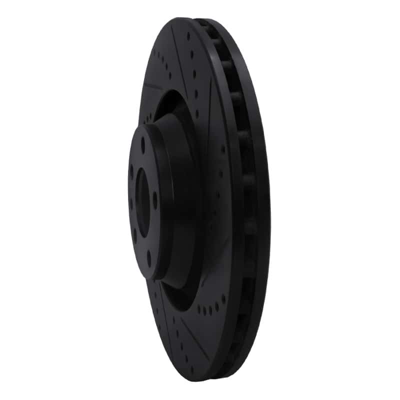 R1 Concepts — R1 05-11 Audi A6 Quattro Front Right Drilled & Slotted Black Brake Rotor
R1 Brake Rotor Drill - view 2