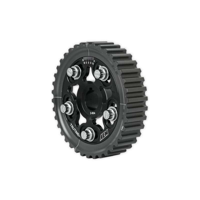AEM — AEM 96-00 Honda Civic / 96-97 Honda Del Sol D16 Black Tru-Time Cam Gear
Adjustable Cam Gear
Tru-Time Cam Gear - view 5