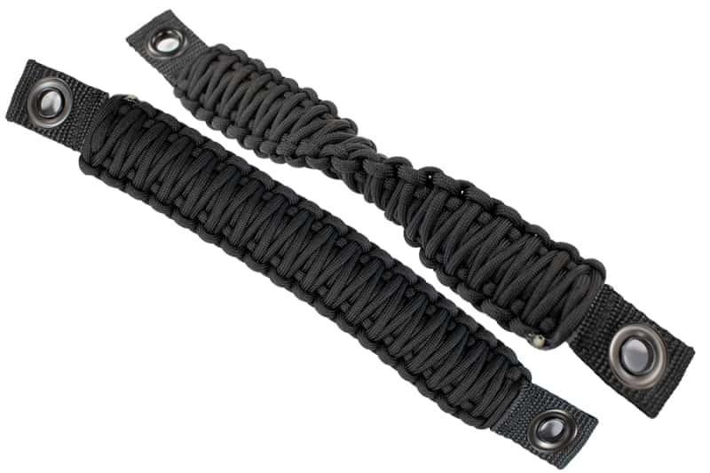 Fishbone Offroad — Fishbone Offroad 97-06 Jeep Wrangler Paracord Door Handles - Black - view 2