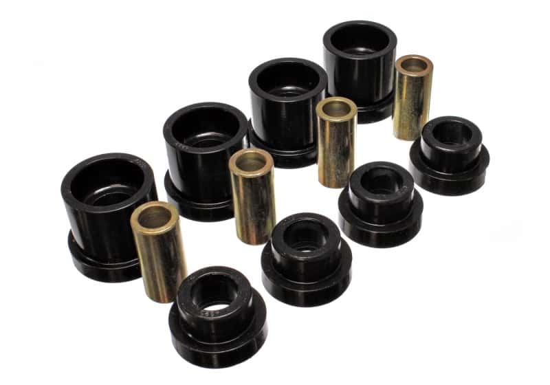 Energy Suspension — Energy Suspension 95-98 Nissan 240SX (S14) Black Rear Subframe Insert Set (Must reuse all metal part
SuspSbfrBshngKt - view 1