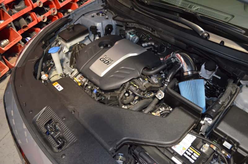 Injen — Injen 15-18 Hyundai Sonata 1.6L (t) Black Short Ram Intake w/ Heat Shield
Short Ram Intake
Air Intake Kit - view 5