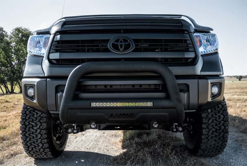 LUND — Lund 16-17 Toyota Tacoma Bull Bar w/Light & Wiring - Black
BULL BAR W-LED LIGHT
Bull Bar - view 5