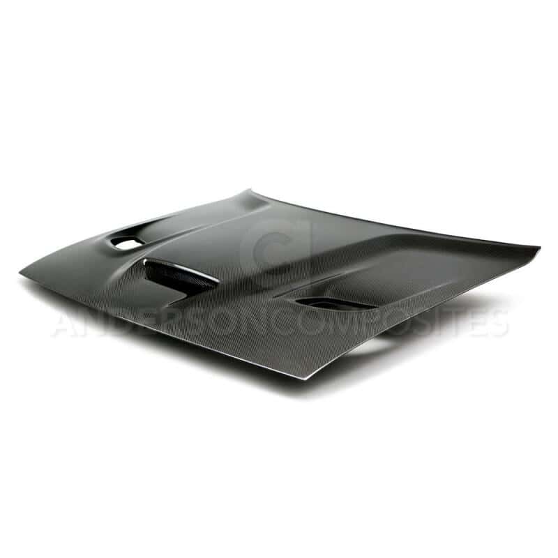 Anderson Composites — Anderson Composites 15-16 Dodge Challenger Hellcat Carbon Fiber Hood - view 3