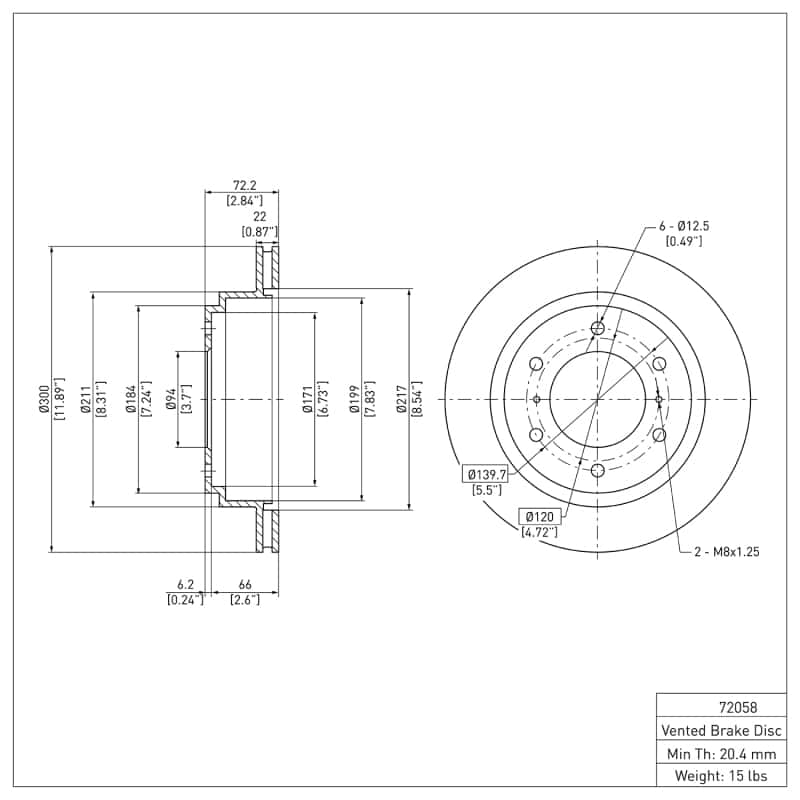 DFC — DFC 00-06 Mitsubishi Montero Rear Brake Rotor
DFC Brake Rotor - view 6
