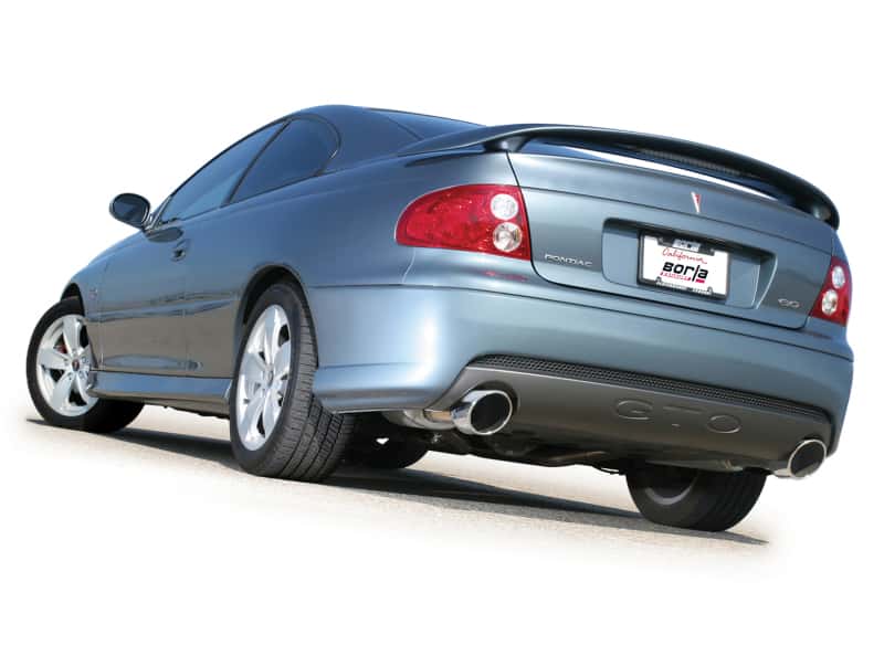 Borla — Borla 05-06 Pontiac GTO Coupe 2dr 6.0L 8cyl AT/MT 4spd/6spd RWD SS Catback Exhaust w/ inXin Pipe
Cat-Back System
ExhstSysKt - view 6