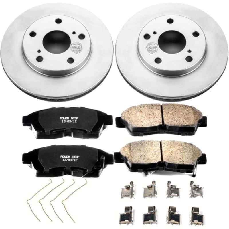 PowerStop — Power Stop 92-01 Toyota Camry Front Z17 Evolution Geomet Coated Brake Kit - view 1
