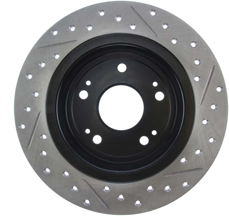 Stoptech — StopTech 09-10 Acura TSX / 08-10 Honda Accord Coupe/05-10 Sedan Right Rear Slotted & Drilled Rotor
Slot/Drill Rotor - view 5