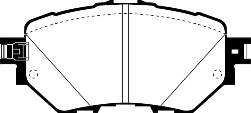EBC — EBC 14+ Mazda 3 2.0 (Mexico Build) Yellowstuff Front Brake Pads
Disc Brake Pad - view 1