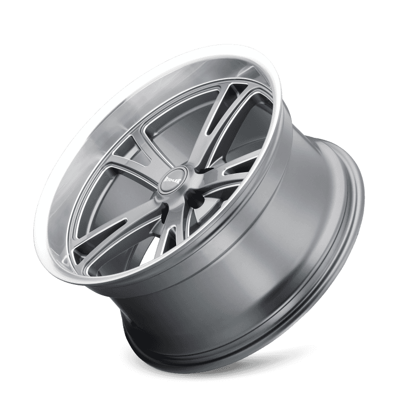 Ridler Wheels — Ridler 606 18x8 / 5x127 BP / 0mm Offset / 83.82mm Hub Gloss Grey Machined Wheel
RIDLER 606 - view 3