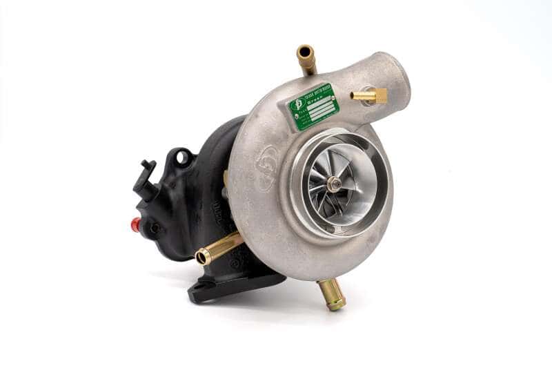 Forced Performance — Forced Performance Subaru STi/WRX Green Turbo 60mm Black Housing Internal WG w/Oil Line (D/S Only) - view 2
