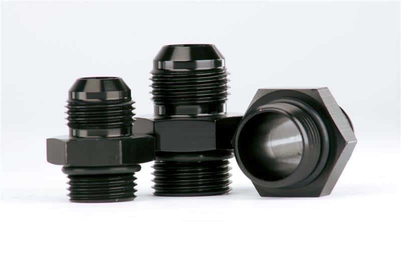 Aeromotive — Aeromotive A2000 Pump Fitting Kit (Incl. (2) -10 AN Fittings/(1) -8 AN Fitting/O-Rings)
Fitting - view 1