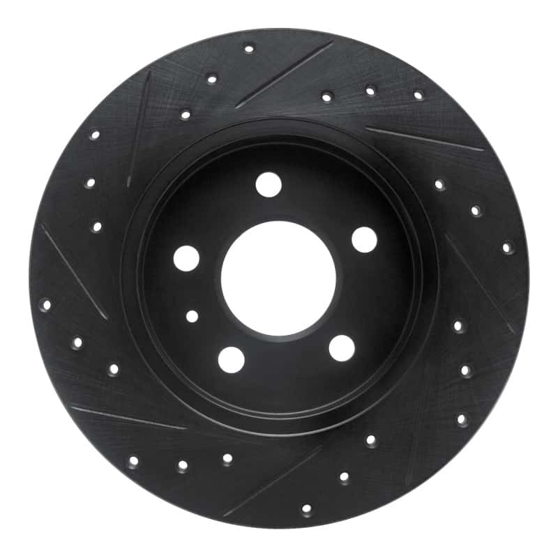 R1 Concepts — R1 00-09 Audi A4 (USA/Canada) Rear Right Drilled & Slotted Black Brake Rotor
R1 Brake Rotor Drill - view 5
