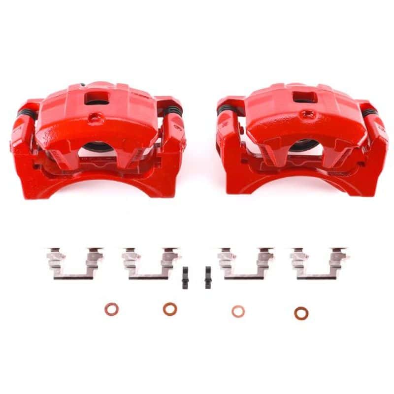 PowerStop — Power Stop 08-16 Mitsubishi Lancer Front Red Calipers w/Brackets - Pair
Caliper Set - view 1