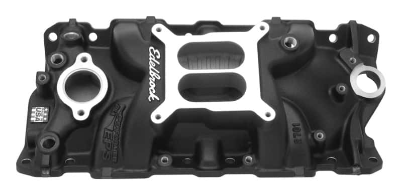 Edelbrock — Edelbrock Manifold SBC Performer Eps Intake Black
MANIFOLD - view 1