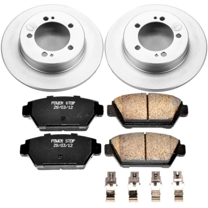 PowerStop — Power Stop 90-94 Eagle Talon Rear Z17 Evolution Geomet Coated Brake Kit - view 1