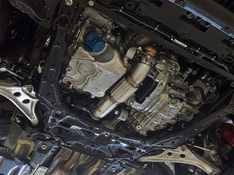 aFe — aFe Twisted Steel 3in Rear Down-Pipe/Mid Pipe 2017+ Honda Civic Type R I4 2.0L (t)
Takeda Mid-Pipe - view 8