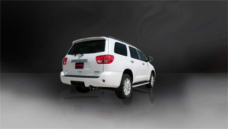 CORSA Performance — Corsa 2008-2017 Toyota Sequoia 5.7L V8 Touring Cat-Back Exhaust w/Black 4in Tip
Exhaust - view 5