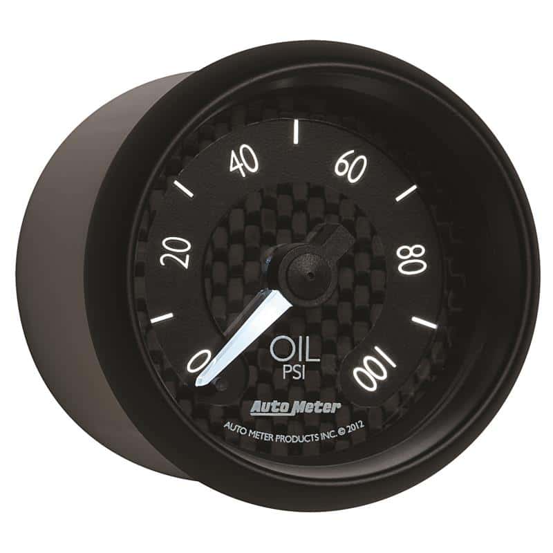 AutoMeter — Autometer GT Series 52mm Full Sweep Electronic 0-100 PSI Oil Pressure Gauge
2-1/16" OIL PRESS, 0 - view 7