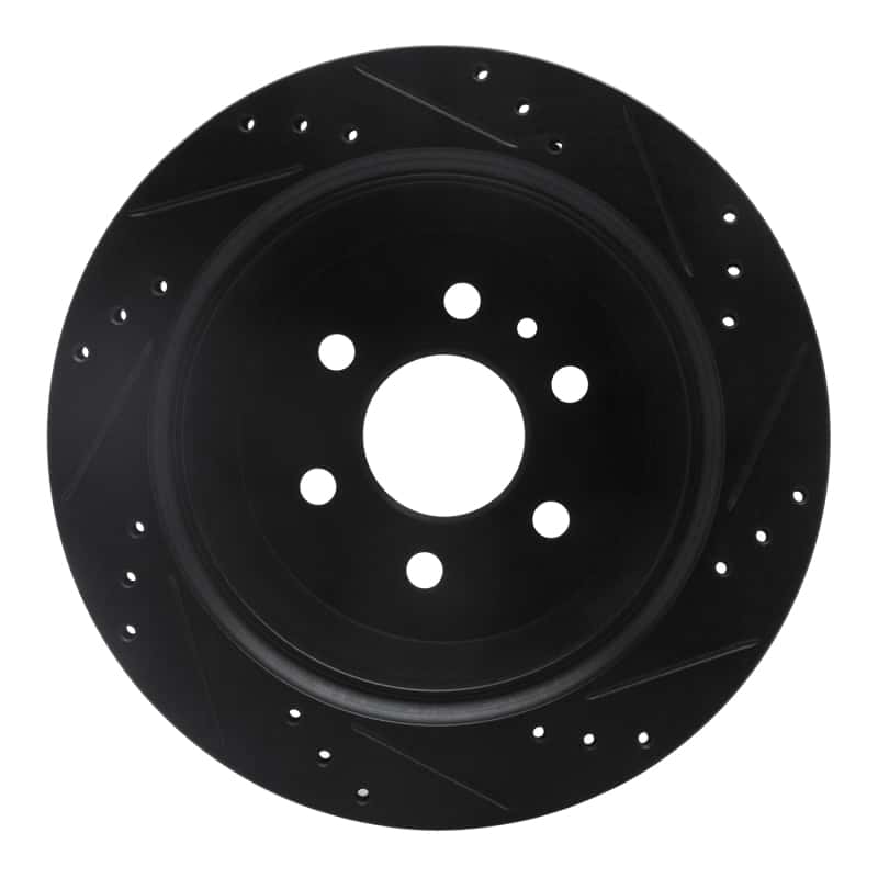 R1 Concepts — R1 15-20 Chevrolet Colorado Rear Left Drilled & Slotted Black Brake Rotor
R1 Brake Rotor Drill - view 5
