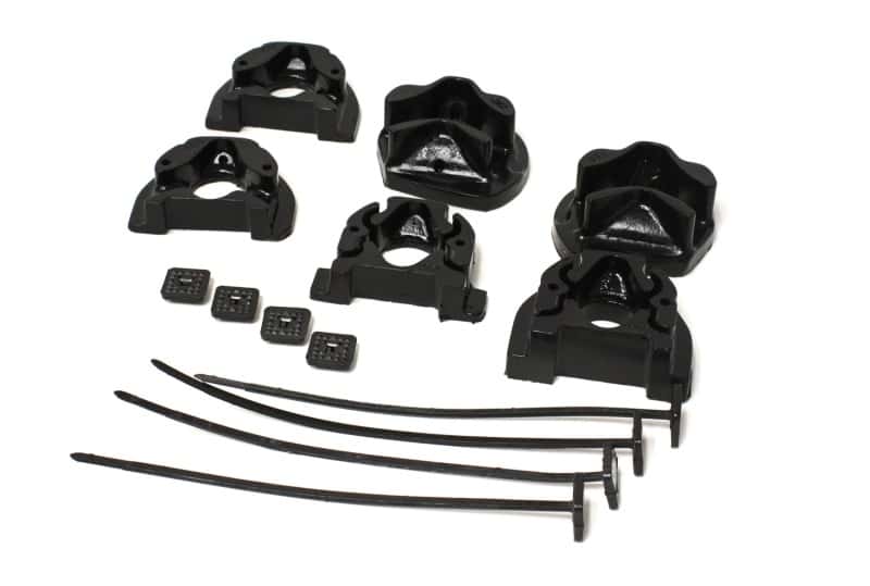 Energy Suspension — Energy Suspension 92-00 Honda Civic (Except 99-00 Si) / 93-97 Del Sol Black Motor Mount Inserts (Man
Motor Mount - view 2