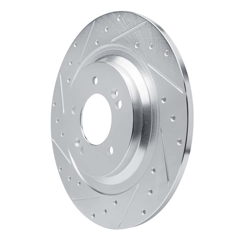 R1 Concepts — R1 21-25 Hyundai SONATA Rear Left Drilled & Slotted Silver Brake Rotor
R1 Brake Rotor Drill - view 2