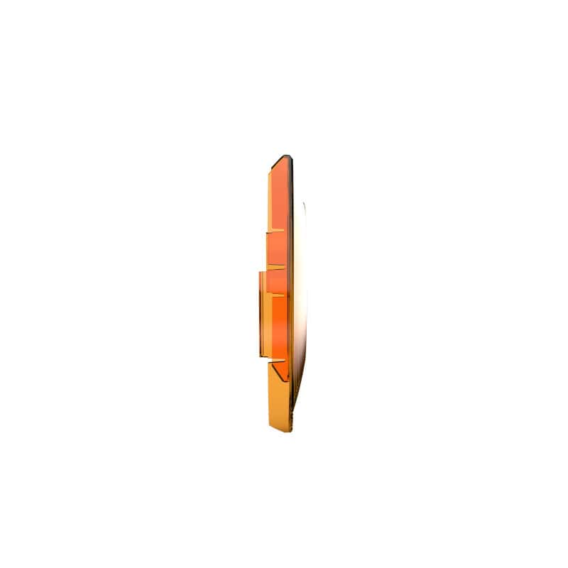 KC HiLiTES — KC HiLiTES SlimLite 8in. LED Light Shield Driving (Shield Only) - Amber - view 8