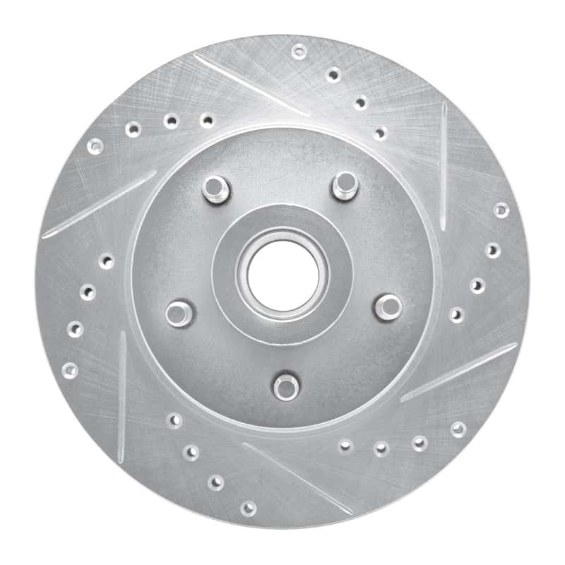 R1 Concepts — R1 79-91 Ford LTD Crown Victoria Front Right Drilled & Slotted Silver Brake Rotor
R1 Brake Rotor Drill - view 1