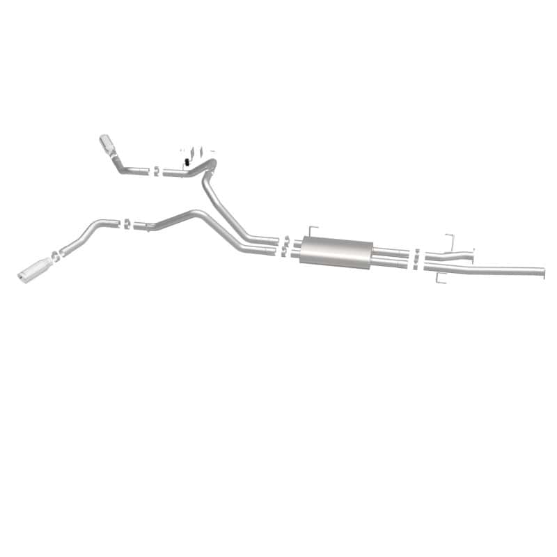 Magnaflow — MagnaFlow Cat-Back 10-15 Toyota Tundra SC LB / CC SB 4.6L/5.7L V8 SS 2.5 Dual Split Rear 4in Tip
Cat-Back - view 9