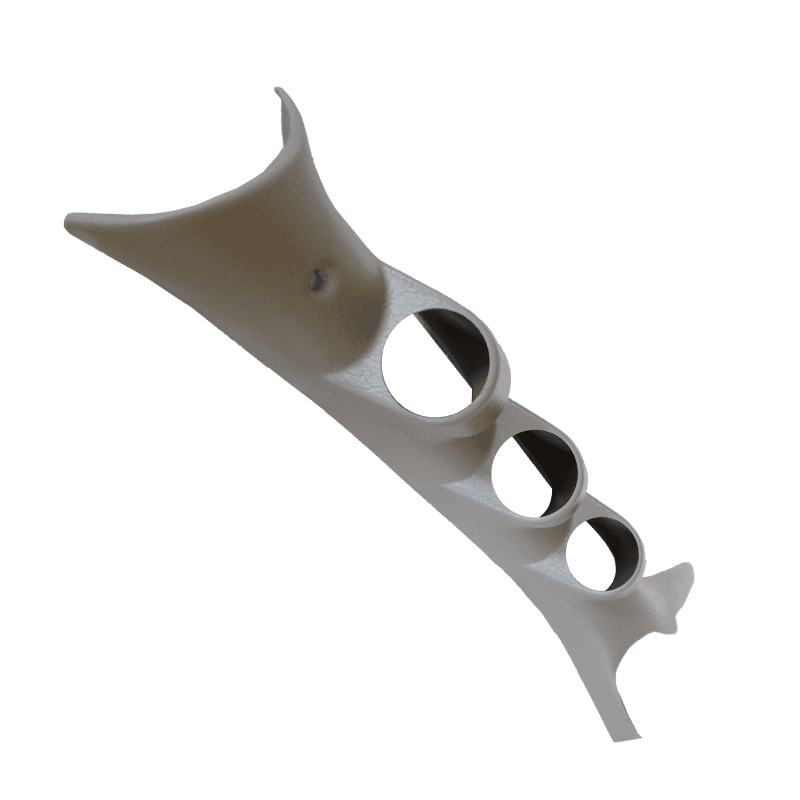 AutoMeter — Autometer 03-08 Dodge Ram / 02 Dodge 1500 Triple 52mm Pillar Pod Taupe
2-1/16" TRIPLE PILLA - view 3
