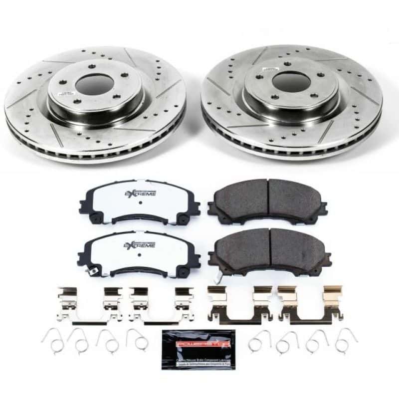 PowerStop — Power Stop 14-19 Infiniti Q50 Front Z26 Street Warrior Brake Kit - view 1