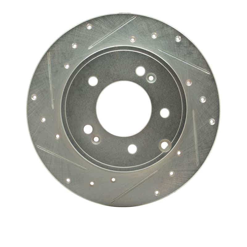 R1 Concepts — R1 05-20 Hyundai TUCSON Rear Left Drilled & Slotted Silver Brake Rotor
R1 Brake Rotor Drill - view 1