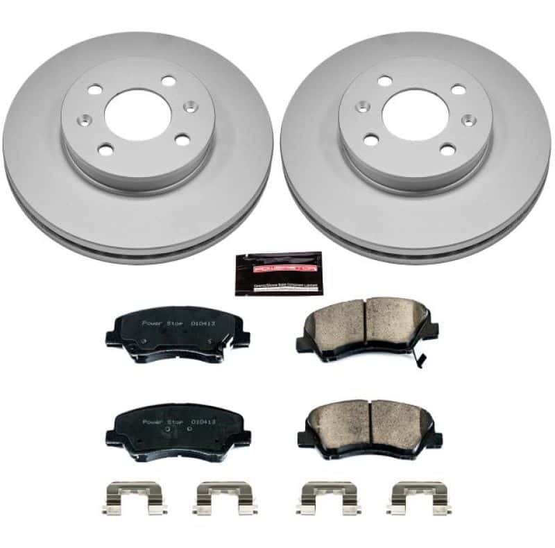 PowerStop — Power Stop 12-18 Hyundai Accent Front Z17 Evolution Geomet Coated Brake Kit - view 1