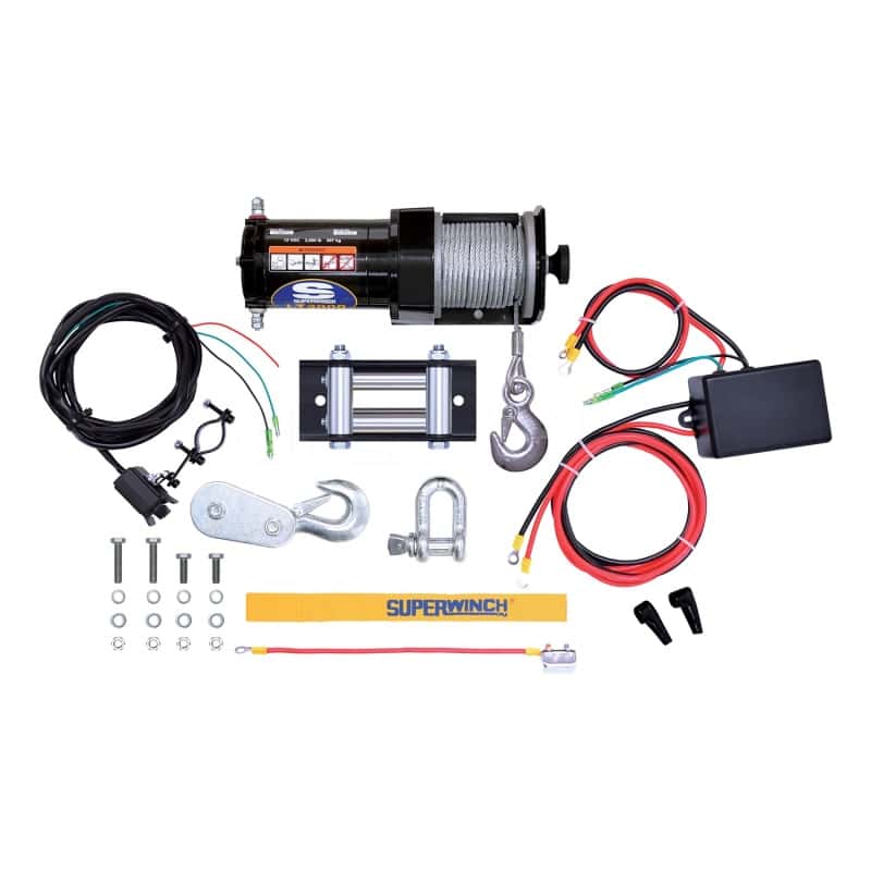 Superwinch — Superwinch 2000 LBS 12V DC 5/32in x 49ft Steel Rope LT2000 Winch
Winch - view 9