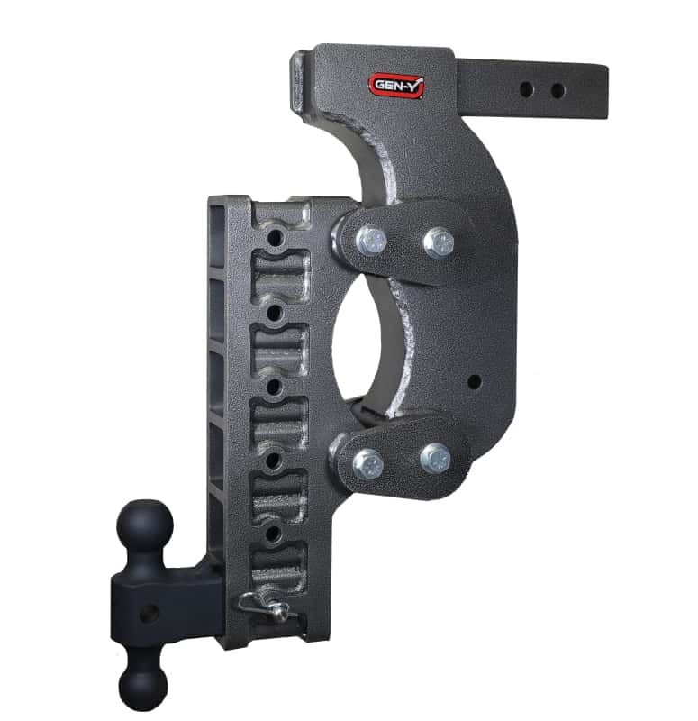 GEN-Y Hitch — Gen-Y The Boss Torsion-Flex 2.5in Receiver 21in Drop Hitch w/GH-061 Dual-Ball/Stabilizer Kit
Drop Hitch - view 3