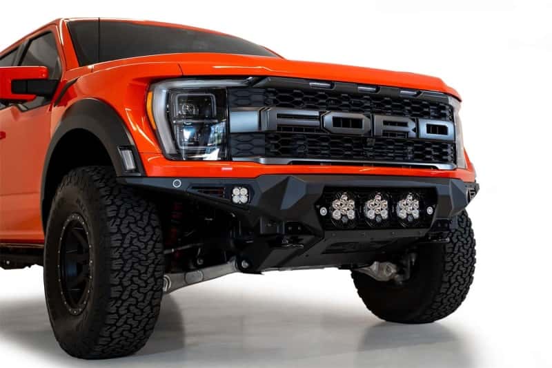 Addictive Desert Designs — Addictive Desert Designs 2021+ Ford Raptor Bomber Front Bumper w/ 3 Baja Designs LP6 Light Mounts
Bumper- Front
Bumpers - view 1