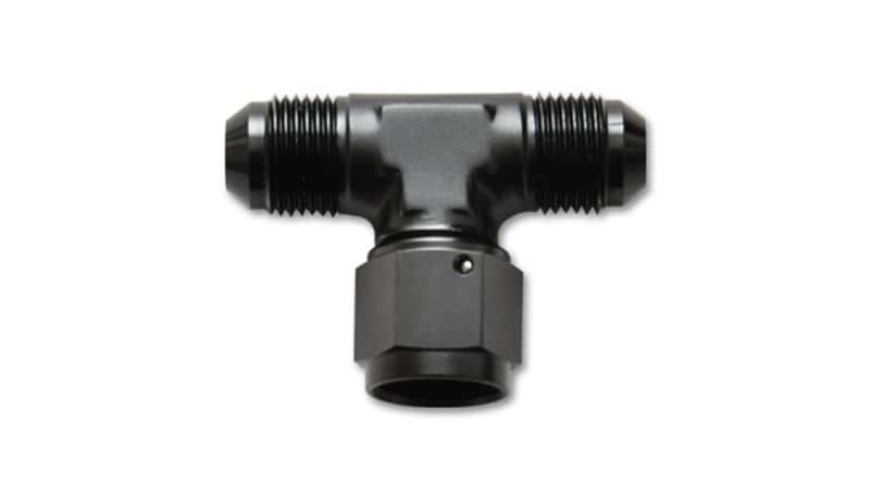 Vibrant — Vibrant -6AN Tee Fitting with Female -6AN Swivel On Side
6ANTAdpwFMSwvlOnSide
-6ANTee-FMSwvlOnSide
AN Fitting - view 1