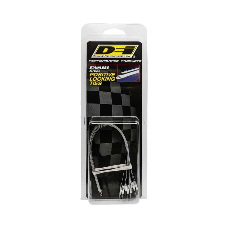 DEI — DEI Stainless Steel Positive Locking Tie 1/2in (12mm) x 9in - 8 per pack
Heat Shield Tie - view 7