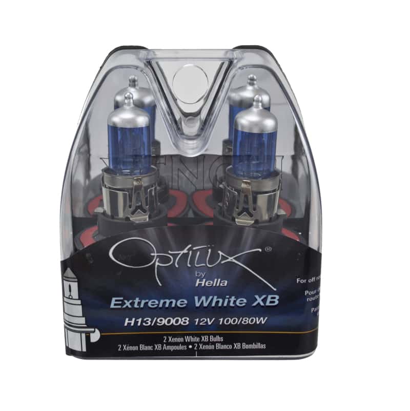 Hella — Hella Bulb H13 9008 12V 100/80W XEN WHT XB (2)
H13 Halogen Bulb - view 9
