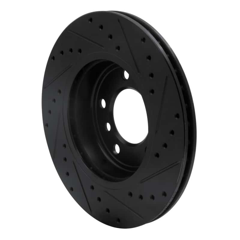 R1 Concepts — R1 99-08 BMW 325XI Front Left Drilled & Slotted Black Brake Rotor
R1 Brake Rotor Drill - view 4