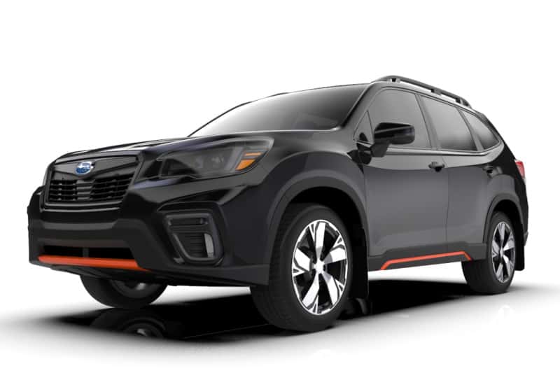 Rally Armor — Rally Armor 19-21 Subaru Forester Black UR Mud Flap w/ Red Logo
Mud Flap - view 4