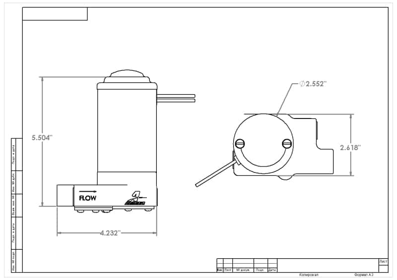 Aeromotive — Aeromotive Street Pump 7-PSI - AN-08 Ports
Fuel Pump - view 17